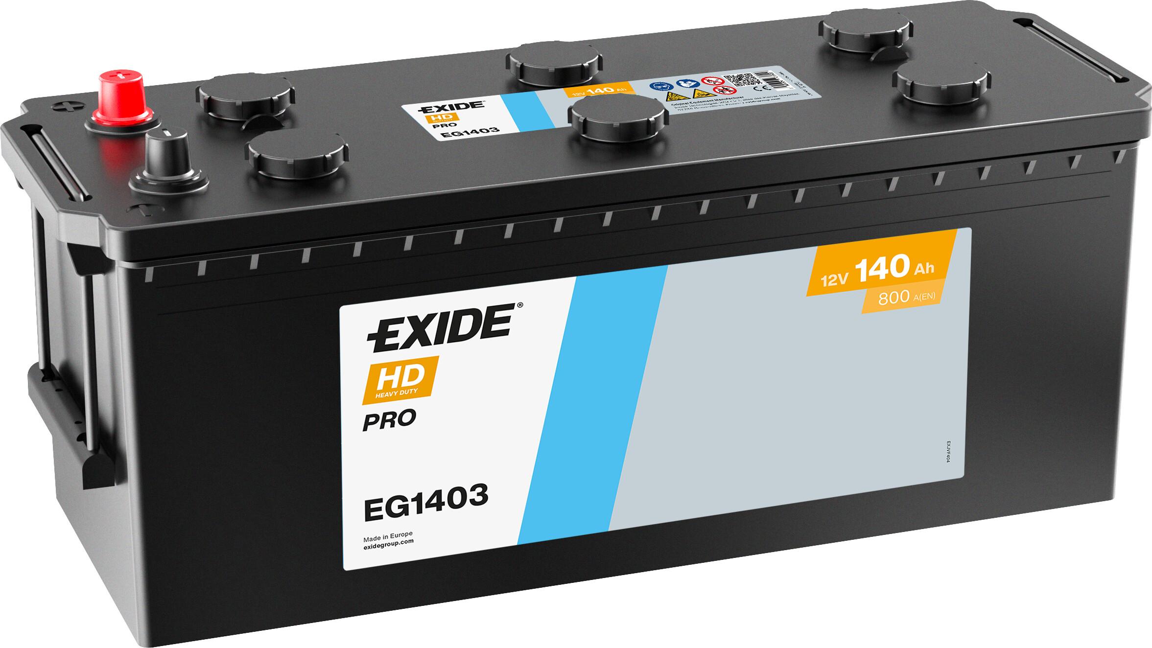 Акумулятор EXIDE Start PRO 140Ah 800EN